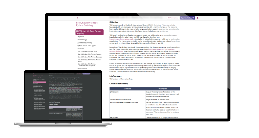 Network Technology Courseware Courseware for Cisco 350-401 ENCOR – Network Simulator – IT Practice ...