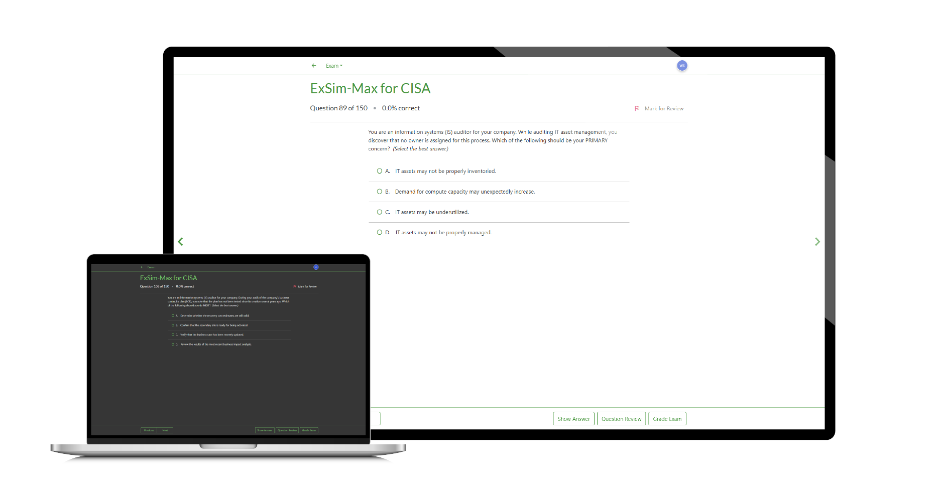 Boson ExSim-Max for CISA Screenshot
