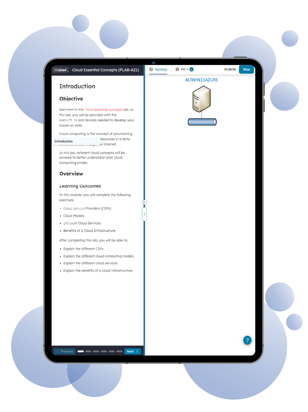 Boson Practice Lab for Azure Fundamentals screenshot