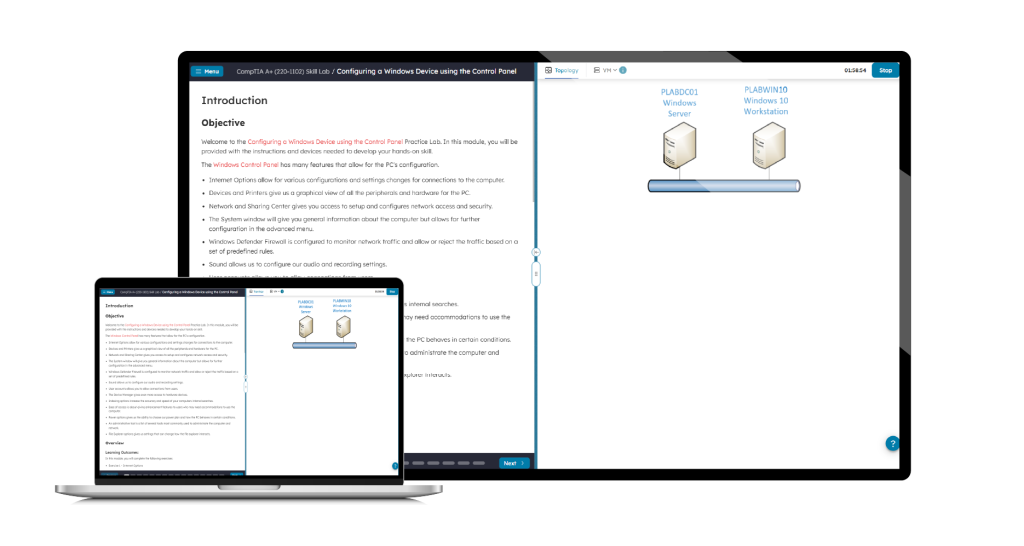 Practice Lab for CompTIA A+ 220-1202 – Network Simulator – IT Practice ...