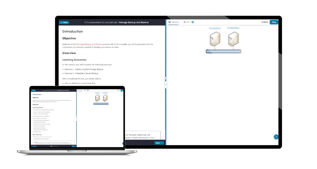 Practice Lab for CompTIA IT Fundamentals+ – Network Simulator – IT ...