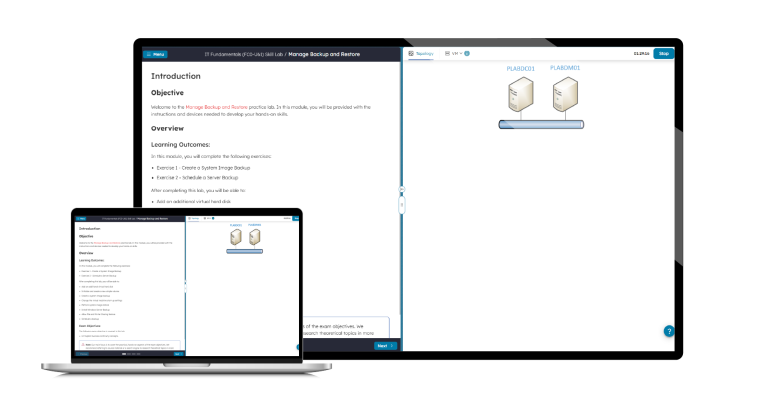 Practice Lab for CompTIA IT Fundamentals+ – Network Simulator – IT ...