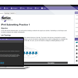 NetSim Lab Pack for IPv4 Subnetting